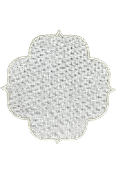 AYNAKIŞÇEYİZ 6-Piece Embroidery 6 Color Linen Presentation Napkin