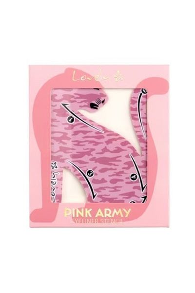 Lovely Pink Army Stencil Eyeliner