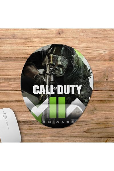 Pixxa نموذج لوحة الماوس Call Of Duty Modern Warfare II مع دعم المعصم - 3 بيضاوي