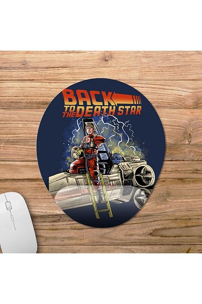 Pixxa لوحة ماوس Back To The Future - موديل ستار وورز لوك سكاي ووكر بمساعدة المعصم - بيضاوي واحد
