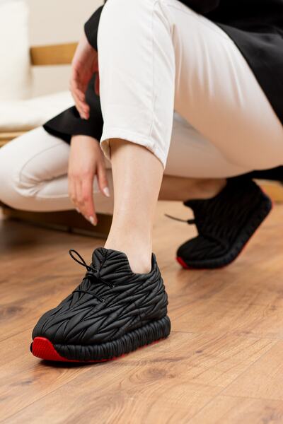 SABELİN SHOES Kapitone Detaylı Kadın Spor Ayakkabı