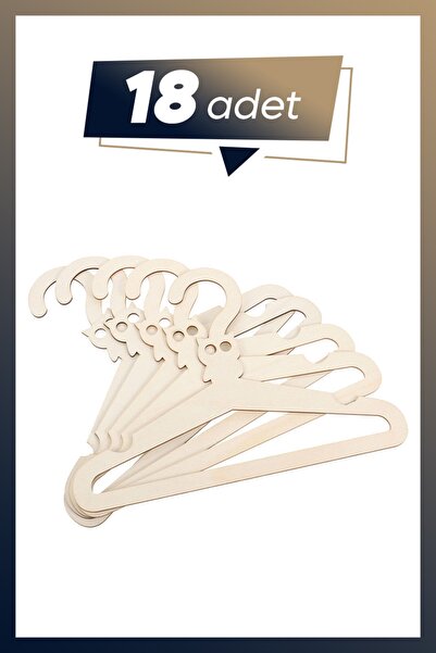 AHWALL Дерев'яний МДФ дитячий вішак 18 штук Сова Вішак Дитячий вішак