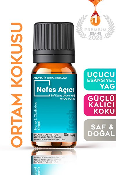 Cem Cosmetics Fresh Nefes Burun Açıcı Saf Esansiyel Uçucu Yağ Difüzör Aromate...