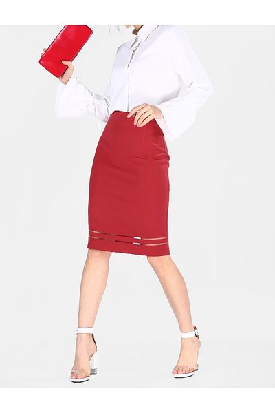 ZARAZA Tulle Pencil Skirt