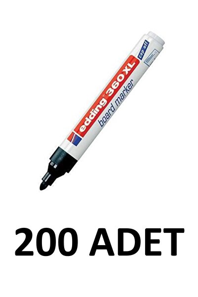 Edding 200 Adet 360xl Doldurulabilir Tahta Kalemi Siyah