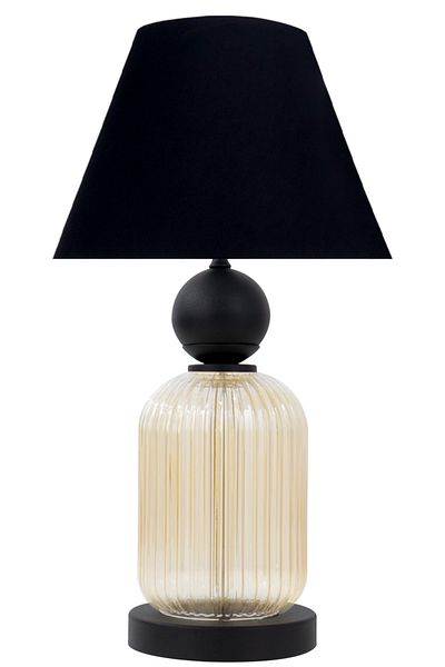MINIMAL ETICARET VE BILGI TEKNOLOJILERI Lotus Gold Contrast Glass Cone Lampshade