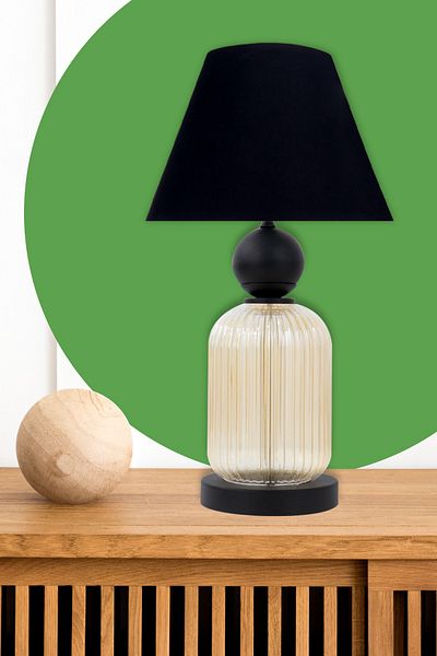MINIMAL ETICARET VE BILGI TEKNOLOJILERI Lotus Gold Contrast Glass Cone Lampshade