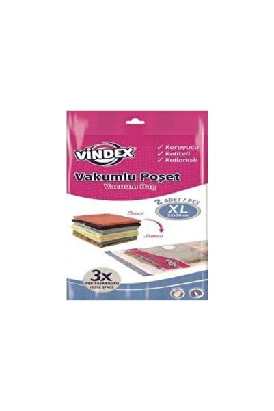 Vindex Vakumlu Poşet Xl 2'li 55*90 cm