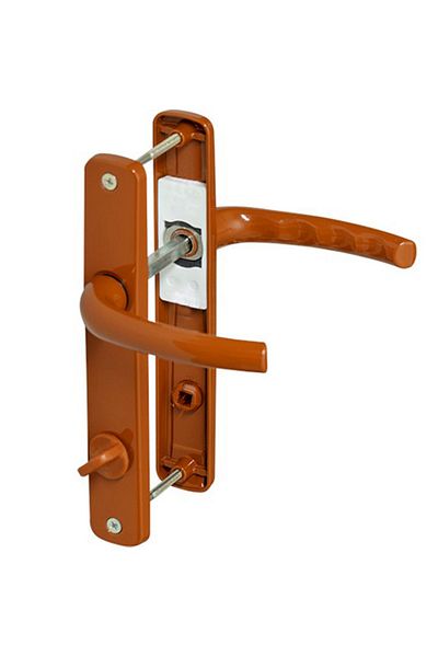 ALETÇANTAM Pvc Bathroom WC Door Handle Pimapen (metal)- Golden Brown