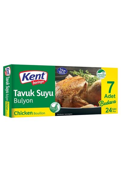 Kent Boringer Tavuk Suyu Bulyon 10 gr 24'lü Tablet