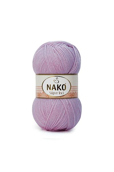 NAKO Super Pearl 06880 5 Pieces Hand Knitting Thread Lilac