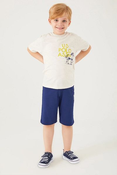 U.S. Polo Assn. Us Polo 100% Cotton Waiter Boy Παιδικό Σετ Πιτζάμες 1319