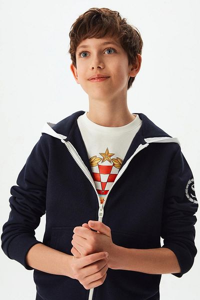 SWATSKY Boy's Navy Blue Tracksuit Top 23psssw5404