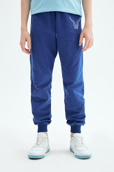 Nebbati Boy's Navy Blue Sweatpants