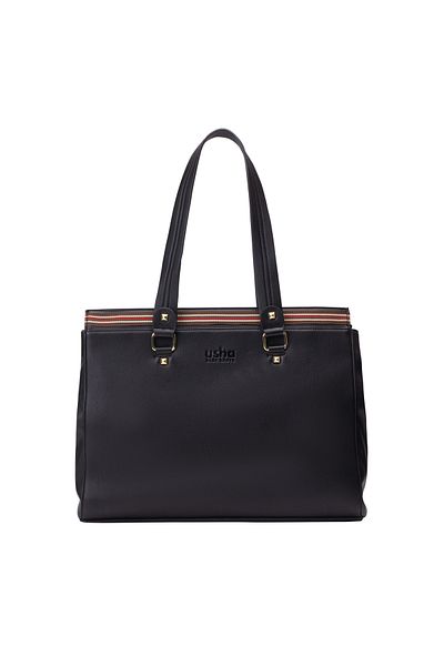 usha blue label Handtasche - Schwarz - Unifarben