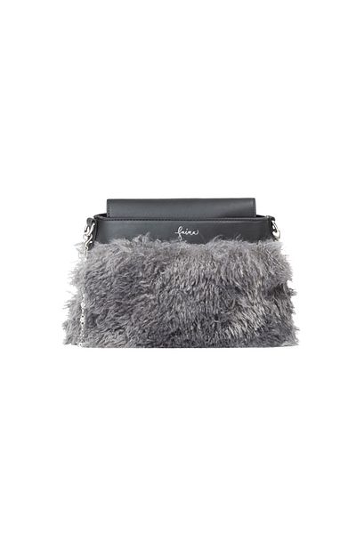 Faina Handtasche - Grau - Unifarben