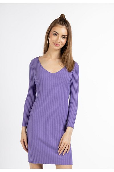 myMo Rocks Kleid aus Rippstrick reiswood