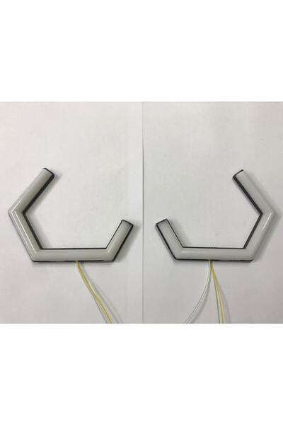 iq elektronik J Tipi Kesik Halka Beyaz 100 Mm 2^li Set