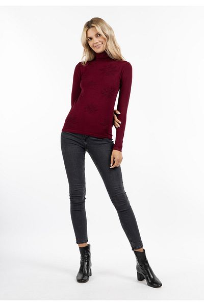 USHA Pullover - Rot - Regular Fit