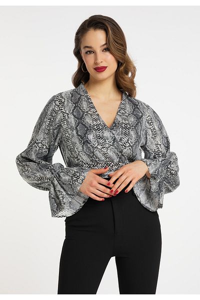 Faina Wickelbluse ve Pailletten naemi