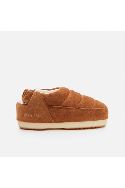 MOON BOOT 14601500 -001 Sandale Band Wildleder Cognac