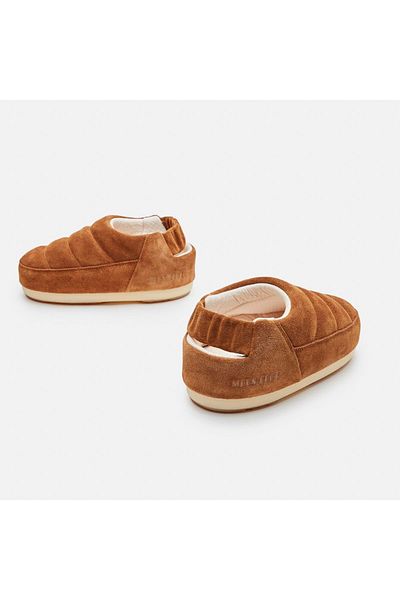 MOON BOOT 14601500 -001 Sandale Band Wildleder Cognac