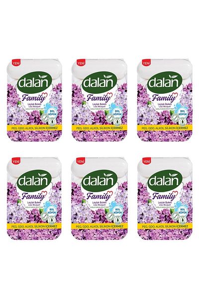 Dalan Family Soap Lilac 6 Pack 75x4 Gr Lilac Bouquet Soap