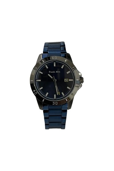 Frank Alex Steel Cord Men's Wristwatch with Calendar