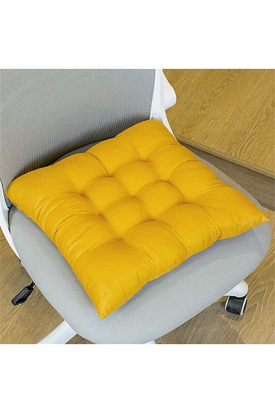 puffiber Special Button Patterned/square Chair Cushion/Soft Single