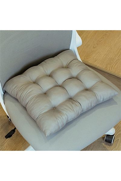 puffiber Special Button Patterned/square Chair Cushion/Soft Single