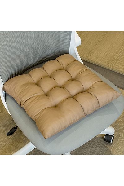 puffiber Special Button Patterned/square Chair Cushion/Soft Single