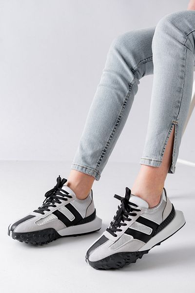 MASSOLE Pantofi sport negri cu șireturi, stil nou sezon zilnic, eleganti, premium pentru femei