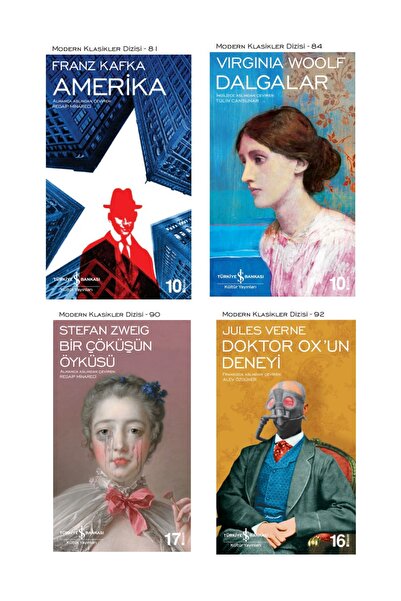 TÜRKİYE İŞ BANKASI KÜLTÜR YAYINLARI Amerika + Dalgalar + Bir Çöküşün Öyküsü +...