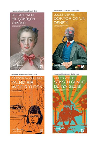 TÜRKİYE İŞ BANKASI KÜLTÜR YAYINLARI Bir Çöküşün Öyküsü + Doktor Ox'un Deneyi ...