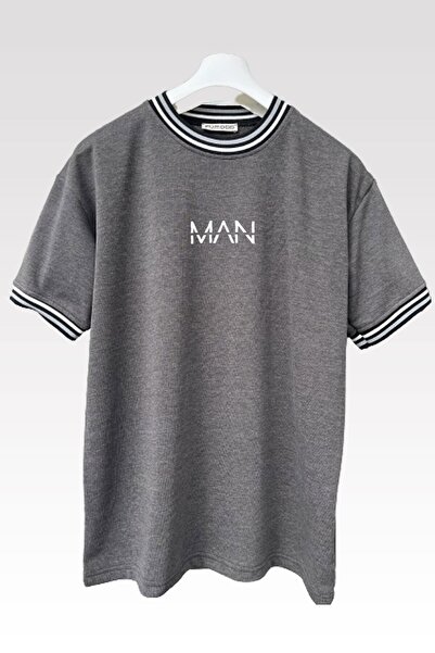 Cool mans Unisex Gray New Season Oversize Summer T-shirt