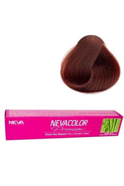 Neva Color Nevacolor Tüp Boya 4.07 Türk Kahvesi x 4 Adet + Sıvı Oksidan 4 Adet