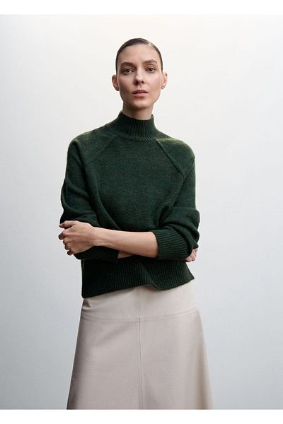 MANGO Woman Turtleneck Knitted Sweater