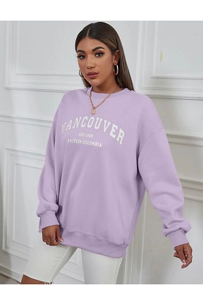 My Blog Φούτερ Vancouver με στάμπα Oversize