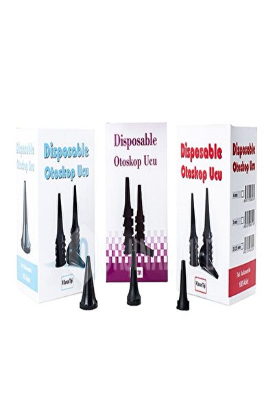 RABIR Dısposable Otoskop Ucu 3 Mm El Tipi(reisler Ve Hanine Uyumlu)