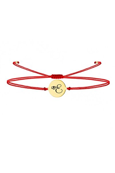 alberaccessories Sevimli Kalp Harfler 925 Ayar Gümüş Tasarım Altın Kaplama Iç...