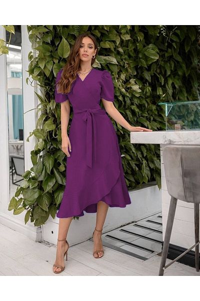Viyamo Rochie cu curea midi