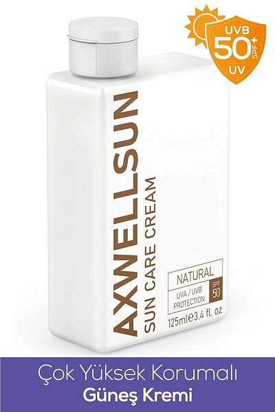 AXWELL 125 Ml Anti-Blemish Moisturizing Sunscreen - 50 SPF+ High Protection
