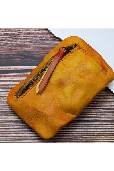 Simline Genuine Leather Wallet-yellow