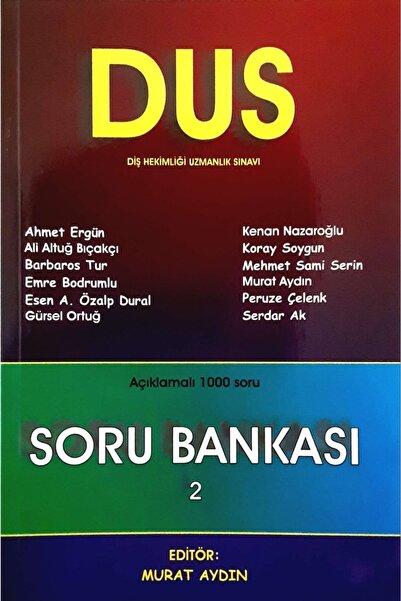 Yurtmim Yayıncılık Diş Hekimliği Uzmanlık Sınavı -2 (dus)