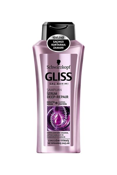Gliss Serum Deep Repair Shampoo 525 Ml