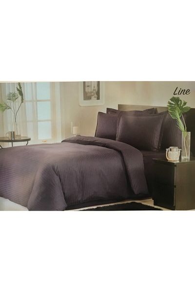 Özdilek Σετ Παπλωματοθήκη Anthracite Line Satin Διπλό