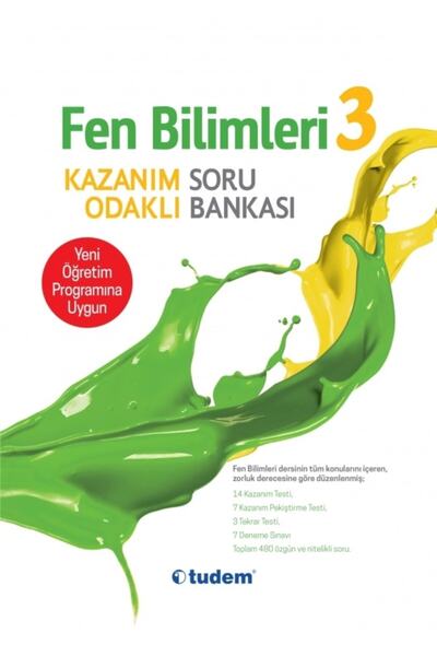 Tudem Yayınları 3.sınıf Fen Bilm.+hayat Bilg.kazanım Odaklı .soru Bank
