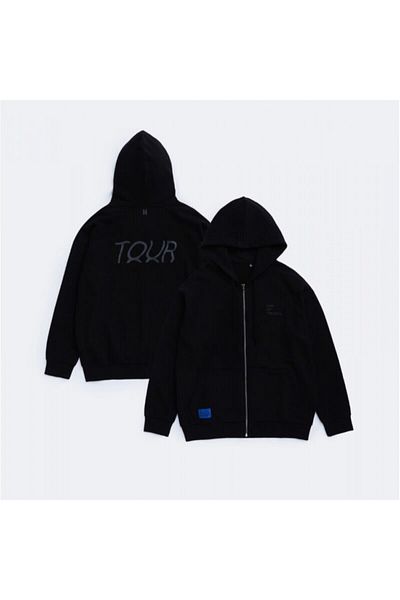 Korefanzin Hanorac cu glugă unisex negru Bts Map Of The Soul Tour