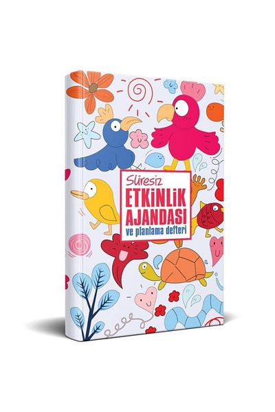 Halk Kitabevi Untimely Activity Agenda and Planning Notebook - Cheerful Animals