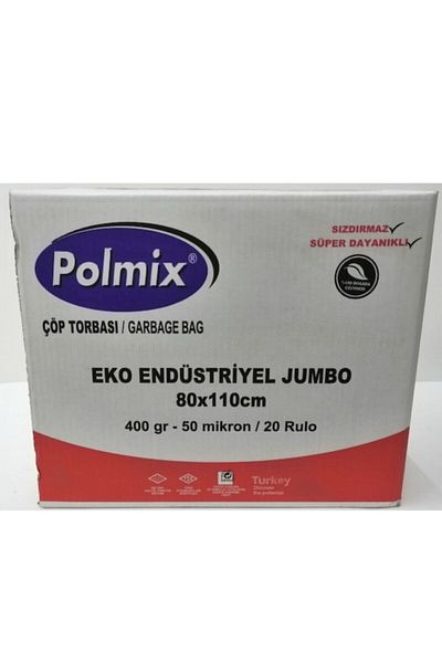 Polmix End Jumbo Size Garbage Bag 80 X 110 Cm 20 Rolls